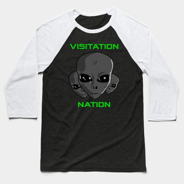 Visitation Nation Baseball T-Shirt by MagicEyeOnly
